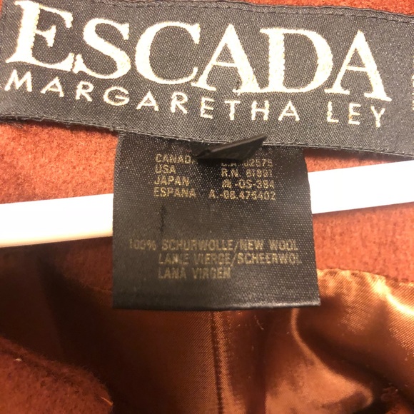 Escada long brown coat - Picture 7 of 7